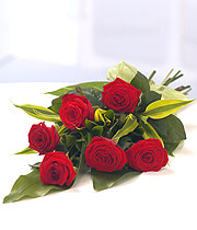 Six Rose Bouquet